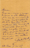 Buet, Charles - Set of 9 Autograph Letters Signed