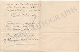Dancla, Charles - Set of 2 Autograph Letters Signed