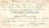 Dancla, Charles - Set of 5 Autograph Visiting Cards