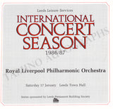 Campanella, Michele - Mackerras, Charles - Signed Program Leeds 1987