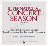 Leeds International Concert Season - Lot of 25 Signed Programs 1983-1987