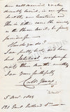 Young, Charles Mayne - Autograph Letter Signed 1849