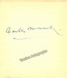 Conductors - Lot of 13 Signed Album Pages and Cards