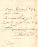 Cushman, Charlotte - Autograph Letter Signed 1864