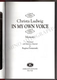 Ludwig, Christa - Signed Book "In My Own Voice"