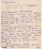 Croiza, Claire - Set of 3 Autograph Letters Signed