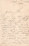 Schumann, Clara - Autograph Letter Signed 1866