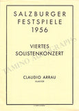 Arrau, Claudio - Set of 3 Unsigned Concert Programs Salzburg