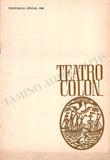 Arrau, Claudio - Concert Program Teatro Colon Buenos Aires 1964