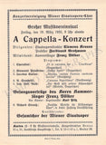 Krauss, Clemens - Set of 18 Concert Programs