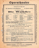 Krauss, Clemens - Set of 14 Concert Programs 1922-1924