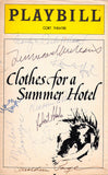 Clothes for a Summer - Signed Playbill