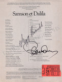 Opera Singers - Collection of 19 Signed Cast Pages