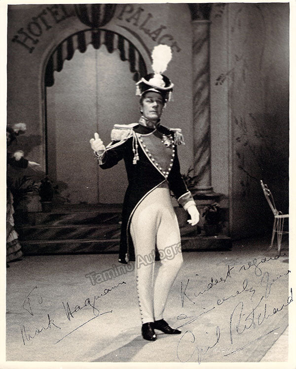 Ritchard, Cyril Signed Photograph Tamino