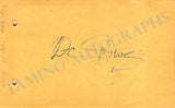 Niven, David - Signed Album Page