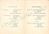 Oistrakh, David - Set of 4 Concert Programs Vienna 1945