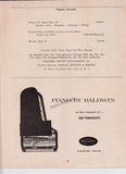 Oistrakh, David - Signed Program Carnegie Hall 1962