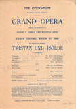 De Rezke, Jean & Edouard - Nordica, Lillian - Opera Program Chicago 1896