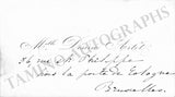 Artot de Padilla, Desiree - Autograph letter Signed 1873