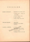 Mitropoulos, Dimitri - Signed Program Vienna 1960