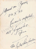 Von Borck, Edmund - Signed Photograph 1935