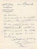 Colonne, Edouard - Autograph Note Signed 1884