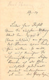 Silas, Edouard - Autograph Letter Signed 1857