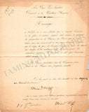 Wolff, Edouard - Signed Document
