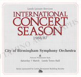 Leeds International Concert Season - Lot of 25 Signed Programs 1983-1987