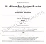 Leeds International Concert Season - Lot of 25 Signed Programs 1983-1987