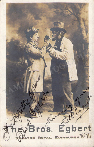 Egbert, Albert & Seth - Double Signed Photograph