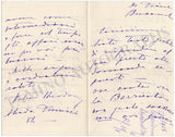Teodorini, Elena - Set of 4 Autograph Letters Signed