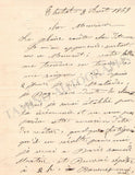 Dugueret, Elisa - Set of 3 Autograph Letters Signed
