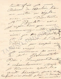 Dugueret, Elisa - Set of 3 Autograph Letters Signed