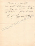 Dugueret, Elisa - Set of 3 Autograph Letters Signed