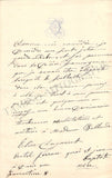 Dugueret, Elisa - Set of 3 Autograph Letters Signed