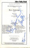 Ameling, Elly & Others - Signed Program New York 1980
