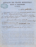 Carrion, Emanuel - Signed Contract 1873