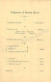 Sauer, Emil - Set of 2 Concert Programs London 1894