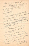 Fabre, Emile - Set of 3 Autograph Letters Signed