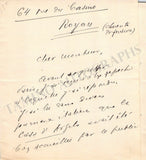 Fabre, Emile - Set of 3 Autograph Letters Signed