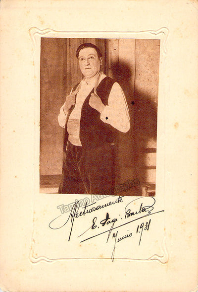 Sagi-Barba, Emilio - Signed Photograph in La Rosa del Azafran