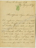Wizjak, Emma - Autograph Letter Signed 1870