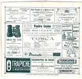 Caruso, Enrico - Program Tosca Buenos Aires 1917