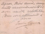 Caruso, Enrico - Autograph Letter Signed 1911