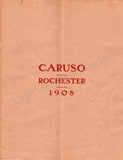 Caruso, Enrico - Concert Program New York 1908