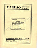 Caruso, Enrico - Concert Program New York 1908