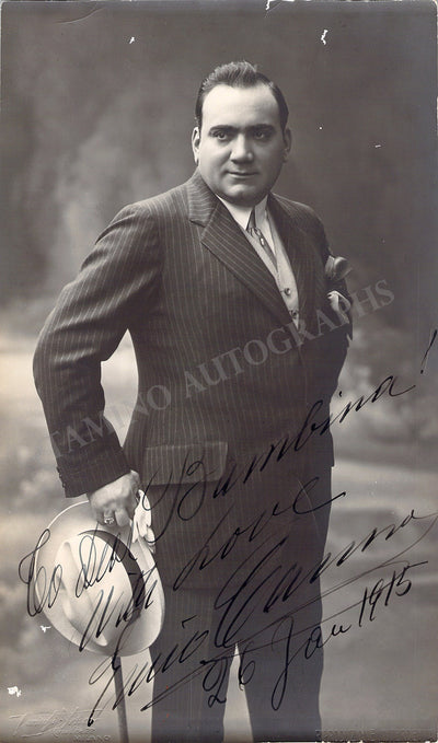 Caruso, Enrico - Signed Photograph 1915