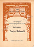 Mainardi, Enrico - Set of 6 Concert Programs Vienna 1949-1959