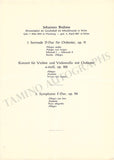 Mainardi, Enrico - Set of 6 Concert Programs Vienna 1949-1959